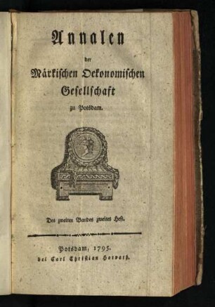Des zweiten Bandes zweites Heft