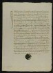 Der Ritter Konrad vom Stein zu Steinegg ("Stainegg") [Gde. Neuhausen/Enzkreis], Hauptmann zu Rottenburg ("Rotemburg") [a. Neckar/Lkr. Tübingen], bekennt, dass ihm Bürgermeister, Räte und Bürger der Vereinigung der Reichsstädte in Schwaben den vereinbarten Sold für seine Hauptmannschaft für das vergangene Jahre sowie für das laufende Jahr bis zum kommenden 8. Juli ("vncz vff den na/e/chstkommenden sant Kilianns tage") bezahlt sowie alle sonstigen vereinbarten Leistungen ausgerichtet haben. Er quittiert ihnen darüber.