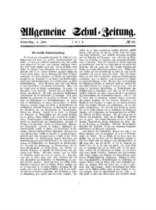 Die deutsche Nationalerziehung