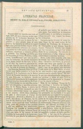 Literatas francesas desde el siglo XIII hasta el fin del siglo XVIII. (Continuación).