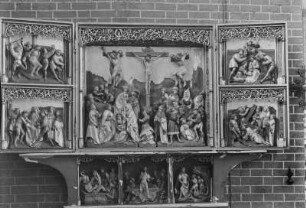 Unbekannter Ort. Kirche, Altarbild