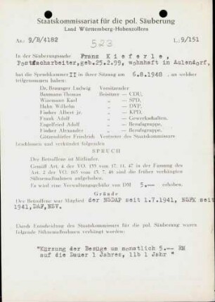 Kieferle, Franz