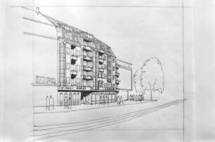 Bauvoranfrage für die Neubebauung des Geländes der Gaststätte "Grüner Hof" in der Pfinztalstraße 92 und des benachbarten Kinos "Skala" in der Pfinztalstraße 92 a