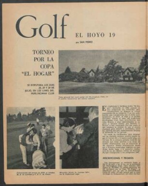 Golf - Torneo por la copa "El Hogar" : El hoyo 19