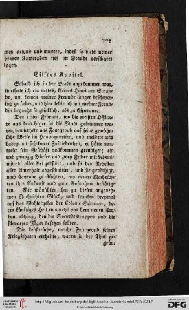 Eilftes Kapitel