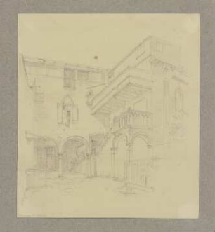 Innenhof einer Faktorei in Venedig