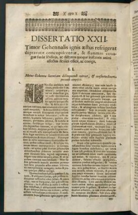 550-570, Dissertatio XXII.