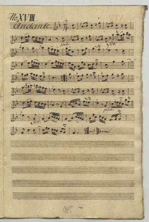 18. Anonymus, Andante, F-Dur