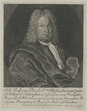 Bildnis des Joh. Jodocus Beck
