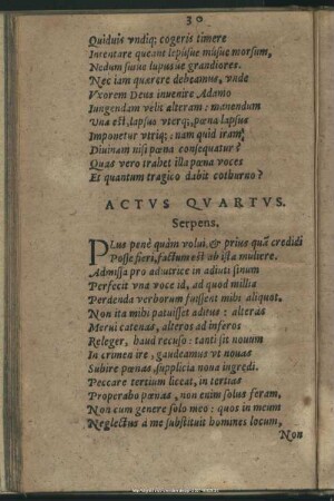 Actus Quartus