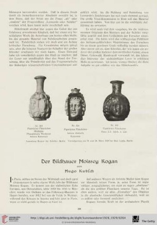 10/11: Der Bildhauer Moissey Kogan
