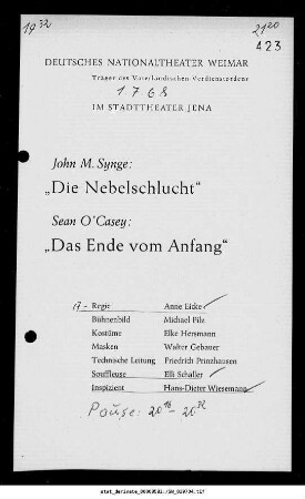 "Das Ende vom Anfang"