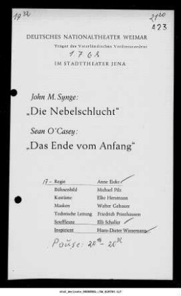 "Das Ende vom Anfang"