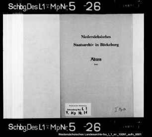 Verzeichnis der Schäfer im Amt Schaumburg und ihrer jähr- lichen Hudeabgaben