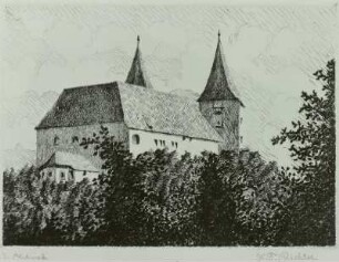 Das Rochlitzer Schloß von Norden