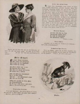 "Warum hast du dich denn jetzt mit dem Referendar entlobt?" "Idylle"