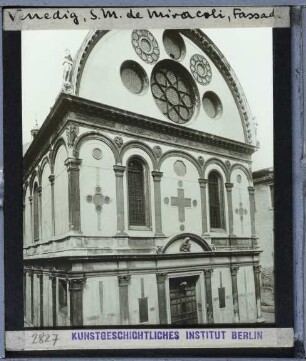 Venedig, S. Maria dei Miracoli : Fassade