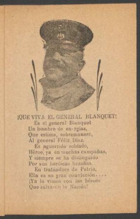 ¡Que viva el general Blanquet!