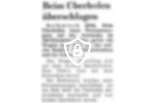 Beim Überholen überschlagen