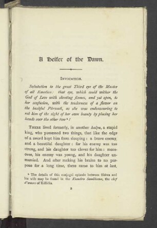 A heifer of the Dawn