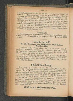Gebührentarif
