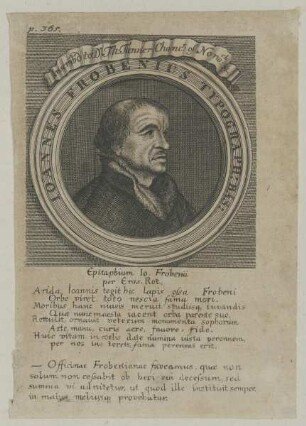 Bildnis des Ioannes Frobenius