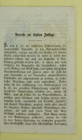 Vorrede zur fünften Auflage