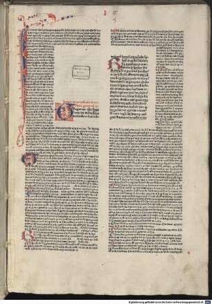 Decretales : mit der Glosse von Bernardus Parmensis. Mit Gedichten 'Cur deus ultimis ..., Transeat allophilus ..., Sed quid ages ..., Immensi roboris ..., Scema tabernaculi ..., Estimo nec scriptas ...'