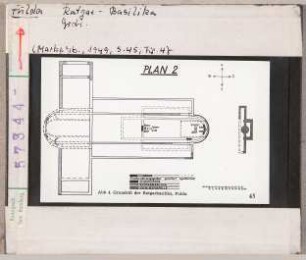 Fulda: Ratgar-Basilika, Grundriss
