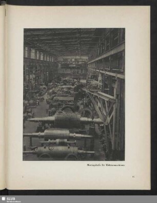 Montagehalle für Elektromaschinen