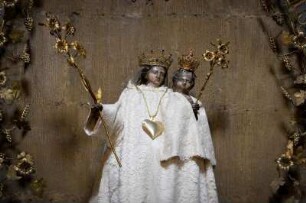 Frankreich. Lorraine. Moselle.Metz. Cathedrale Saint Etienne. Madonna mit Kind. 16 Jahrhundert