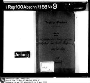 Abschriftliche Belege zu den Ausgaben der Stiftsrechnung