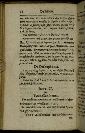 Sect. II. De Voce Constituta.