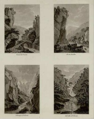 Pont de Penne / Chave Roche / Paßage du Pichoux / Cascade du Pichoux.