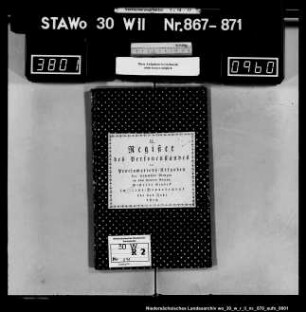 Zivilstandsregister Wenzen (Kanton Greene)