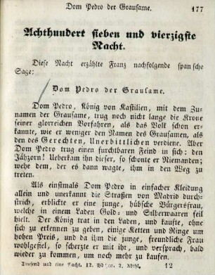 Achthundert sieben und vierzigste Nacht