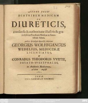 Diatriben Medicam De Diureticis