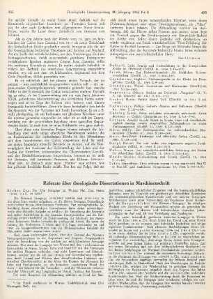 465-467 [Rezension] Böcher, Otto, Die alte Synagoge zu Worms