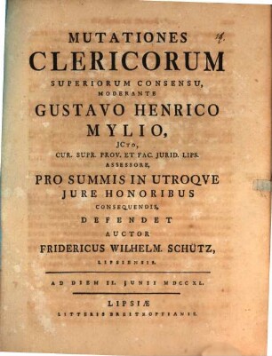 Mutationes clericorum superiorum consensu