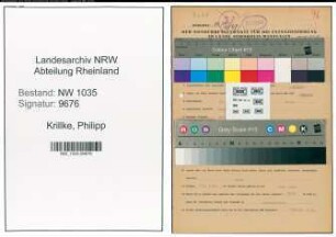 Entnazifizierung Philipp Krillke , geb. 12.08.1900 (Magazinverwalter)