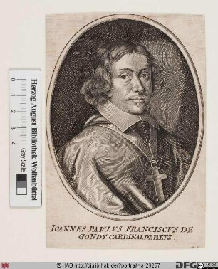 Bildnis Jean-François-Paul de Gondi, gen. cardinal de Retz
