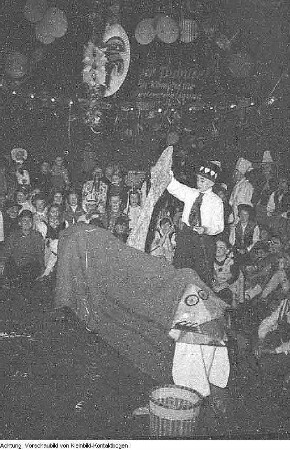 Dresden, Fasching in der Musikschule, Februar 1954