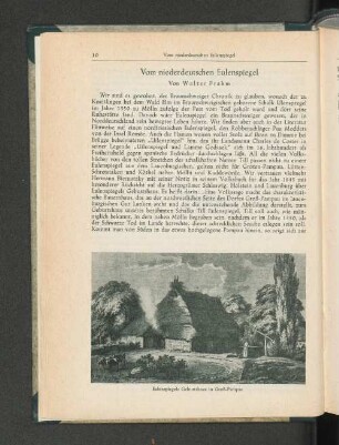 Vom niederdeutschen Eulenspiegel