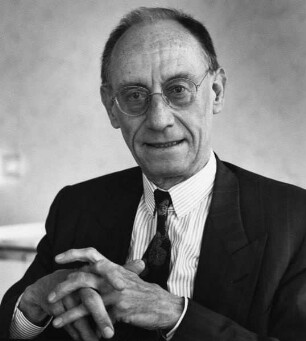Edzard Reuter (geb. 1928; Unternehmer. Daimler-Benz AG). Stuttgart, 30.11.1989