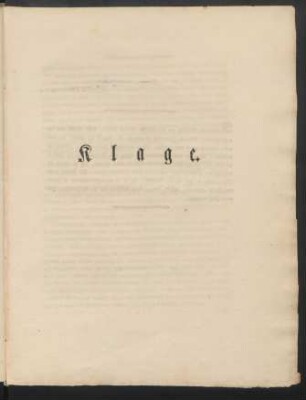 Klage