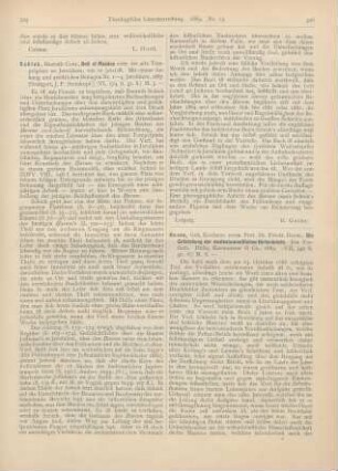 325-326 [Rezension] Schick, Conr., Beit el Makdas