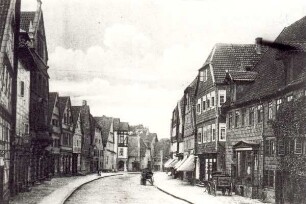 Blick in die Krumme Straße. Detmold