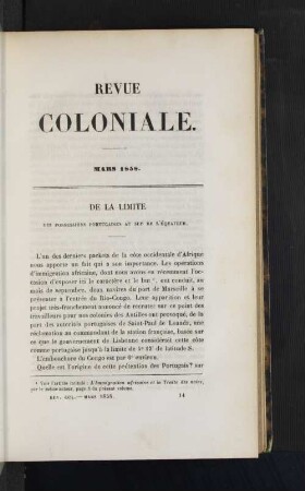 De la limite.