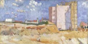 Blick aus dem Atelier, Eisenacherstraße 103