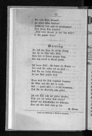 Warnung.